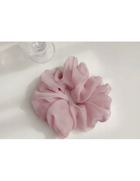Gumka do włosów Scrunchie Lolita Accessories XXXL różowa
