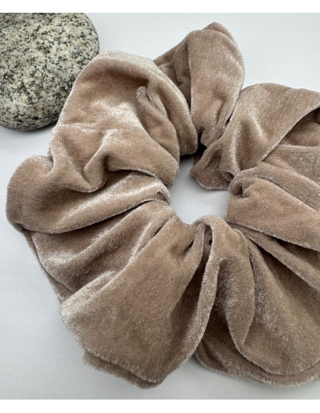 Gumka do włosów Scrunchie Lolita Accessories XXXL Beżowy