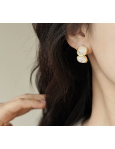 Pozłacane Kolczyki Srebrny sztyft 925 Lolita Accessories 2