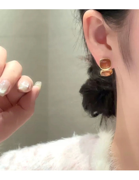 Pozłacane Kolczyki Srebrny sztyft 925 Lolita Accessories