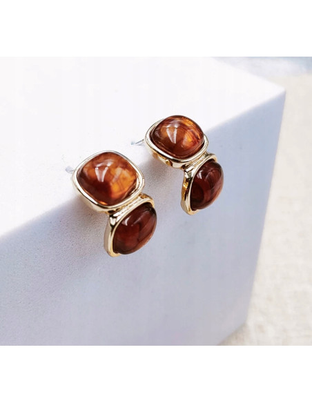 Pozłacane Kolczyki Srebrny sztyft 925 Lolita Accessories