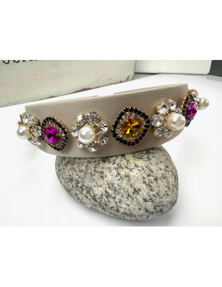 Opaska Fascynator na włosy Dolce na BAL, PARTY, IMPREZĘ, Lolita Accessories