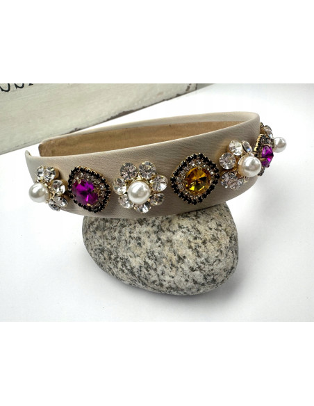 Opaska Fascynator na włosy Dolce na BAL, PARTY, IMPREZĘ, Lolita Accessories