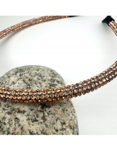 Opaska na włosy delikatny połysk Lolita...