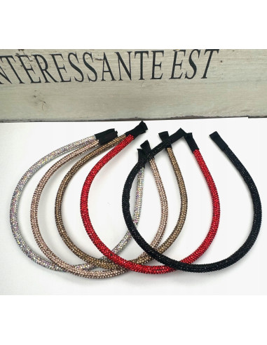 Opaska na włosy delikatny połysk Lolita...