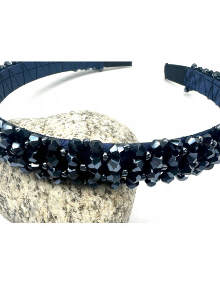 Opaska na włosy plecione koraiki Lolita Accessories