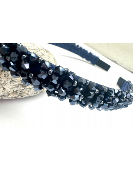 Opaska na włosy plecione koraiki Lolita Accessories