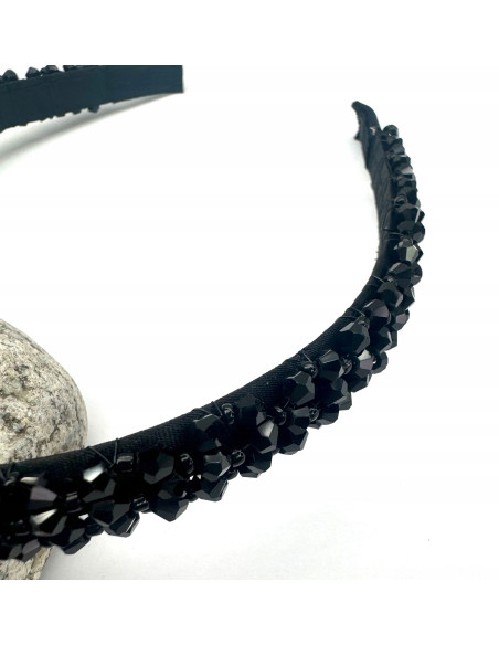 Opaska na włosy plecione koraiki Lolita Accessories