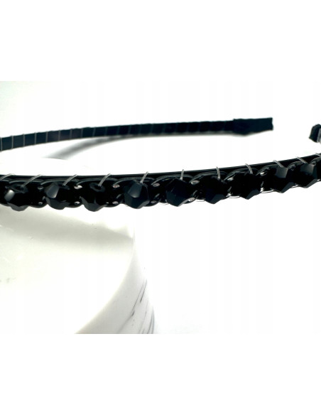 Opaska na włosy plecione koraiki Lolita Accessories