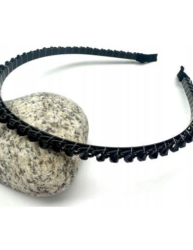 Opaska na włosy plecione koraiki Lolita...