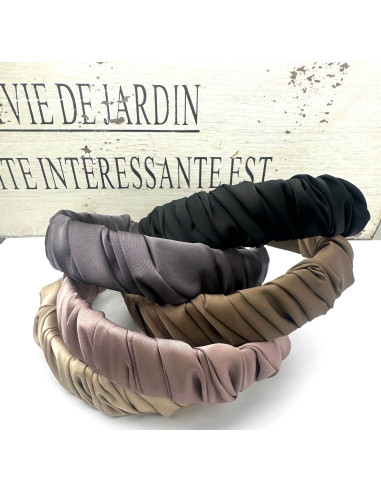 Lolita Accessories opaska do włosów marszczona...