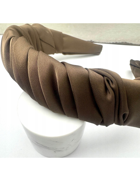 Lolita Accessories opaska do włosów marszczona kolekcja NATURA