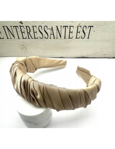 Lolita Accessories opaska do włosów marszczona kolekcja NATURA