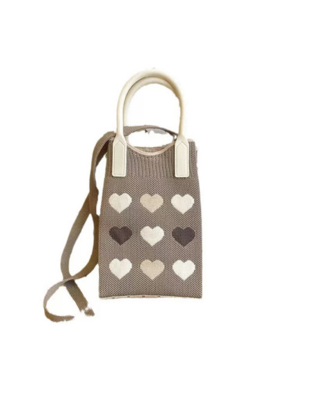 Dzianinowa torba MINI na telefon, drobiazgi przrez ramię Lolita Accessories