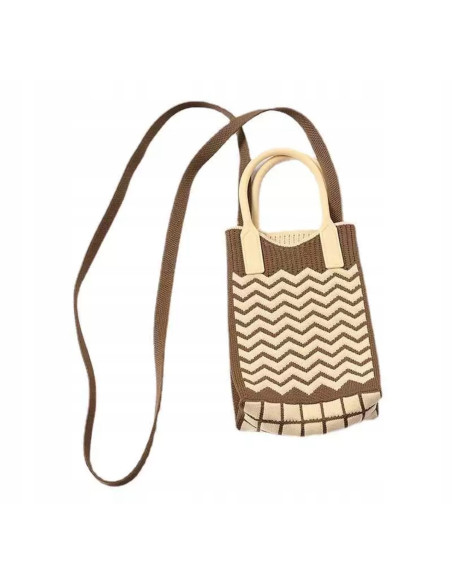 Dzianinowa torba MINI na telefon, drobiazgi przrez ramię Lolita Accessories