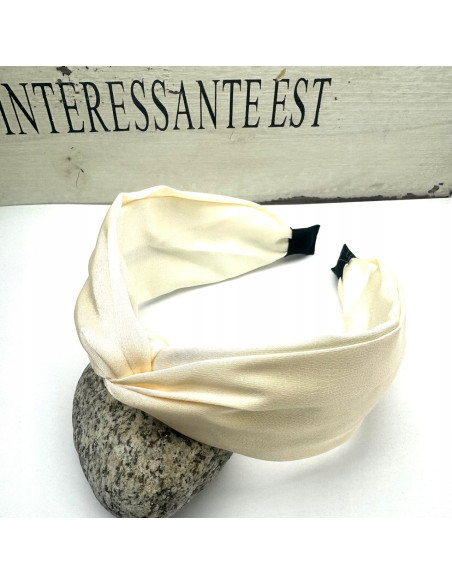 Lolita Accessories opaska do włosów kolekcja NATURA ecru