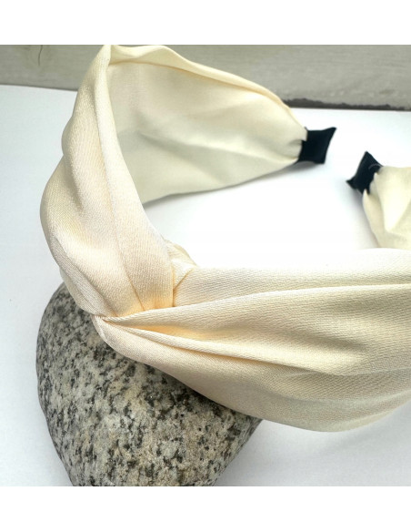 Lolita Accessories opaska do włosów kolekcja NATURA ecru