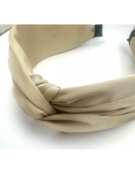 Lolita Accessories opaska do włosów kolekcja NATURA beże brązy