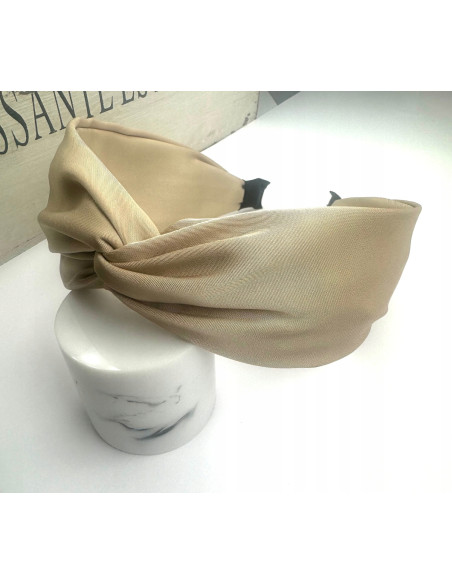 Lolita Accessories opaska do włosów kolekcja NATURA beże brązy