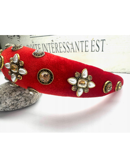 Opaska Fascynator na włosy BAL, PARTY, IMPREZĘ, Lolita Accessories PREMIUM