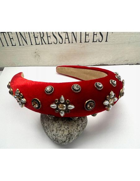 Opaska Fascynator na włosy BAL, PARTY, IMPREZĘ, Lolita Accessories PREMIUM