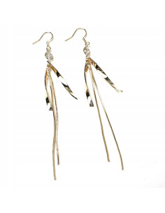 Kolczyki z cyrkoniami MAXI Lolita Accessories Złote...