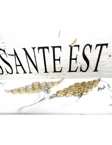 Kolczyki z cyrkoniami Lolita Accessories Złote...