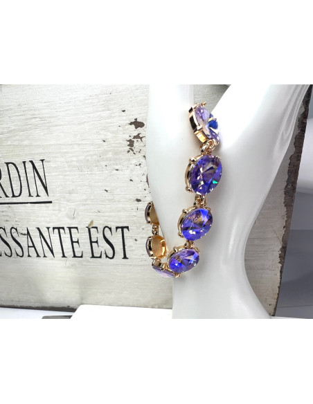 Bransoletka na rękę duże Kryształy Lolita Accessories