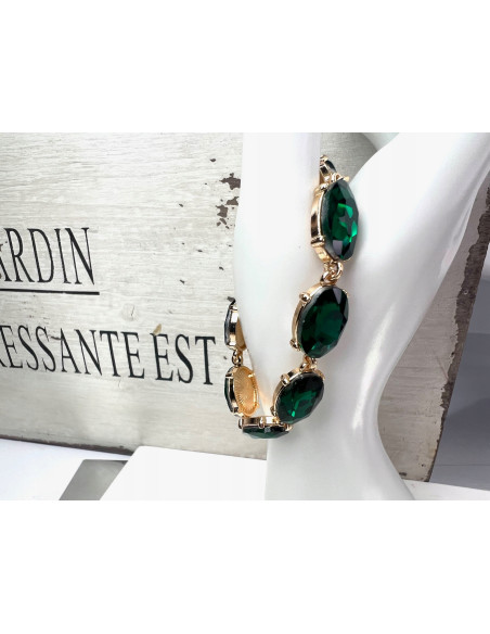 Bransoletka na rękę duże Kryształy Lolita Accessories