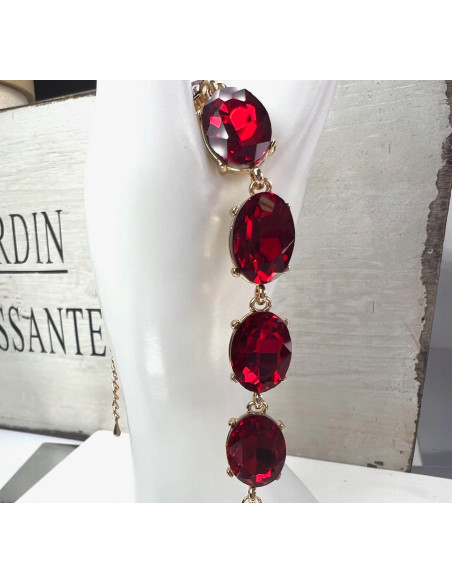 Bransoletka na rękę duże Kryształy Lolita Accessories