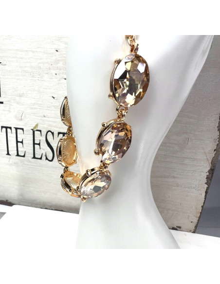 Bransoletka na rękę duże Kryształy Lolita Accessories