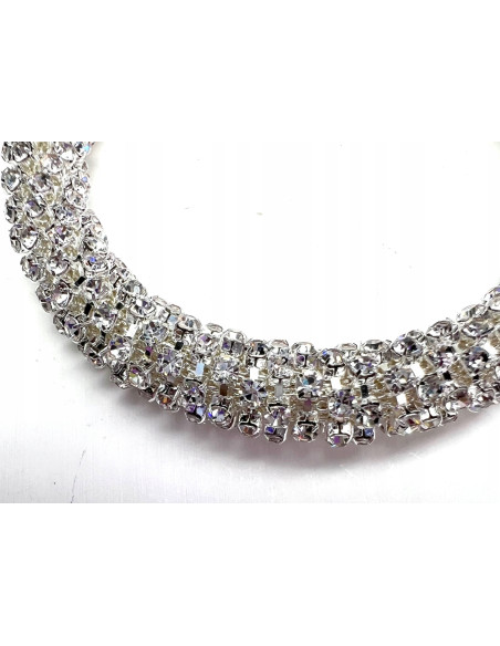 Bransoletka na rękę srebrny cyrkonie Lolita Accessories