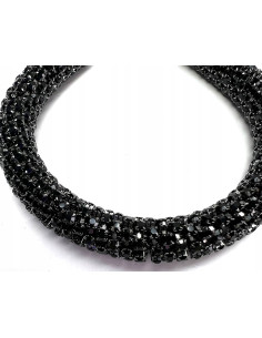 Bransoletka na rękę czarna cyrkonie Lolita Accessories 2