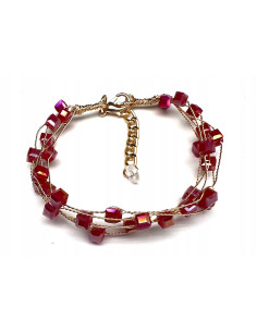 Bransoletka na rękę koraliki Lolita Accessories złoto -...