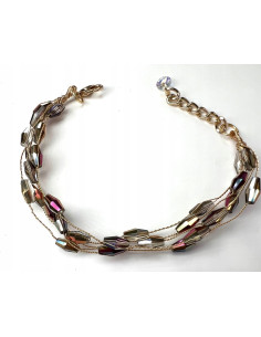 Bransoletka na rękę koraliki Lolita Accessories złoto -...