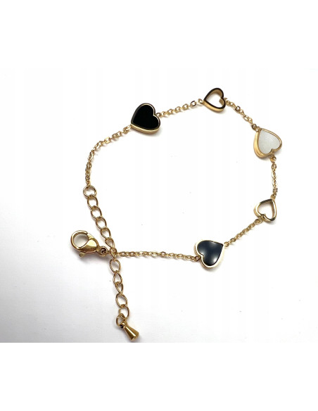 Bransoletka na rękę stal chirurgiczna Lolita Accessories złoty