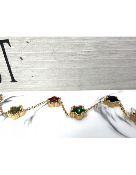 Bransoletka na rękę stal chirurgiczna Lolita Accessories złoty