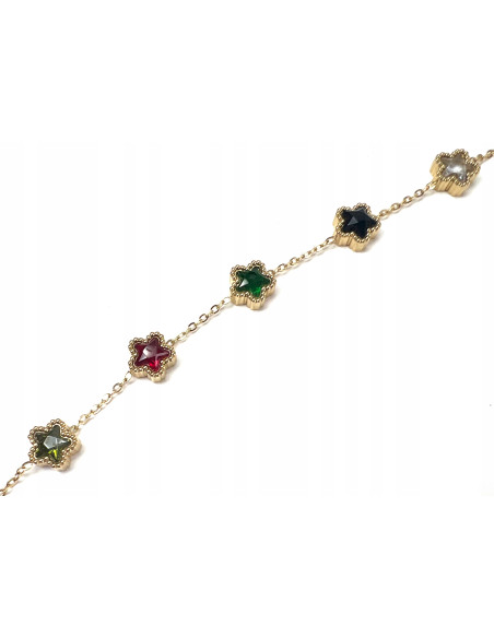 Bransoletka na rękę stal chirurgiczna Lolita Accessories złoty