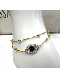 Bransoletka na rękę OKO PROROKA stal chirurgiczna Lolita...