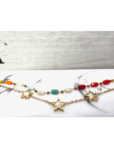 Bransoletka na rękę BOHO stal chirurgiczna...