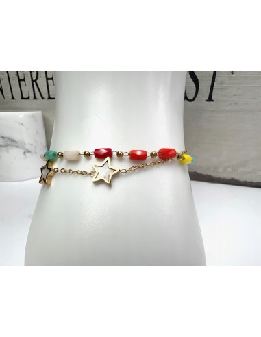 Bransoletka na rękę BOHO stal chirurgiczna...