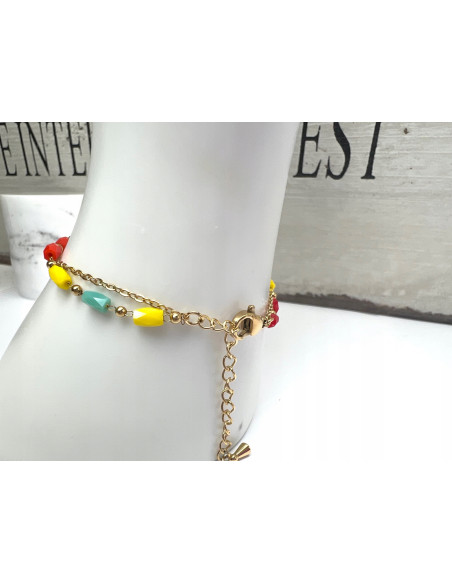 Bransoletka na rękę BOHO stal chirurgiczna Lolita Accessories złoty