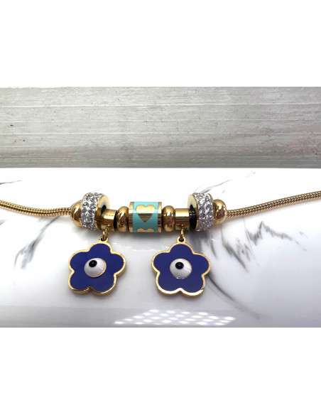 Bransoletka na rękę OKO PROROKA stal chirurgiczna Lolita Accessories złoty