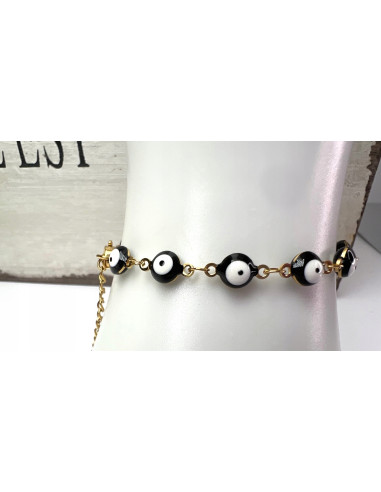 Bransoletka na rękę OKO PROROKA stal...