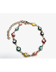 Bransoletka na rękę OKO PROROKA stal chirurgiczna Lolita...