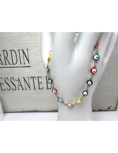 Bransoletka na rękę OKO PROROKA stal chirurgiczna Lolita... 2