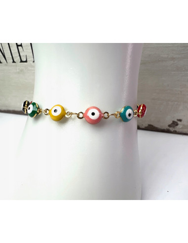 Bransoletka na rękę OKO PROROKA stal...