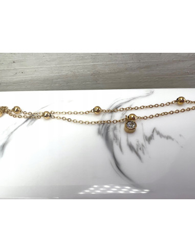 Bransoletka na Nogę ze stali chirurgicznej...