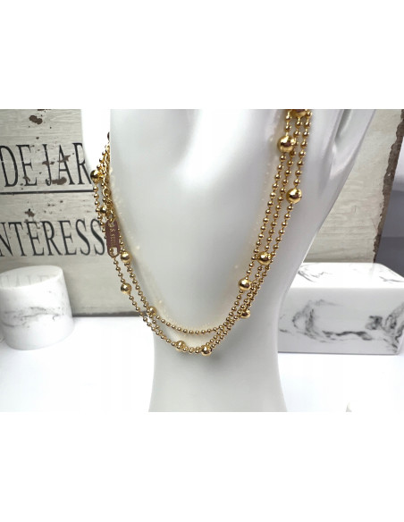 Bransoletka na Nogę ze stali chirurgicznej Lolita Accessories ZŁOTA