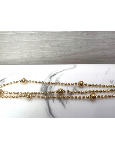 Bransoletka na Nogę ze stali chirurgicznej Lolita Accessories ZŁOTA